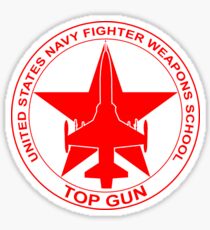 TOP GUN | US Navy Fighter Weapons School (NFWS) Military Emblem Sticker