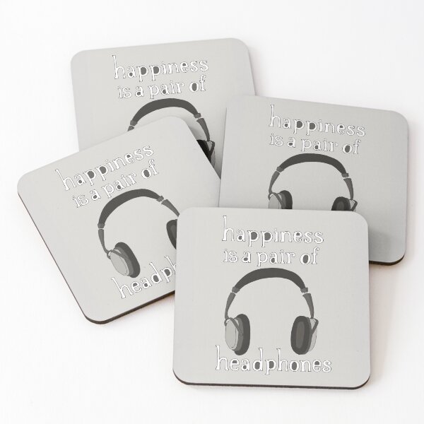 Item preview, Happiness is a pair of Headphones designed and sold by idrawhumans.