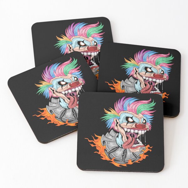 Item preview, Laughing clown with rainbow hair designed and sold by MatSa007.