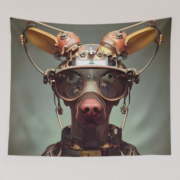 Item preview, Steampunk Dog designed and sold by nuel-art.
