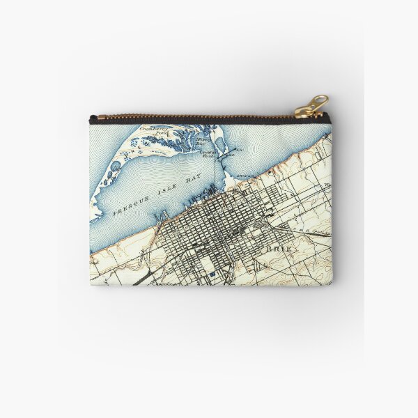 Item preview, Vintage Map of Erie Pennsylvania (1899)  designed and sold by BravuraMedia.