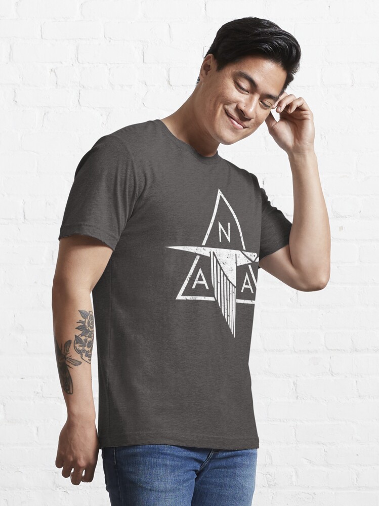 "North American Aviation (NAA) Vintage Logo | Distressed White" T-shirt ...