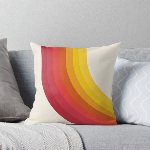 Item preview, 4-Sho - retro 70s style throwback vibes 1970's trendy decor art minimalist rainbow stripes designed and sold by 78designs.