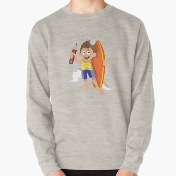 Cool Surfer-boy Pullover Sweatshirt