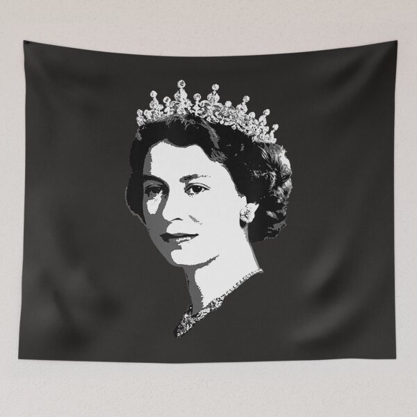 Item preview, Queen British Queen II England Meme  British Crown Britain designed and sold by bagenajayib.