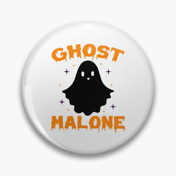 Item preview, Ghost Malone Cute and Simple Halloween Design designed and sold by VieGalleryy.