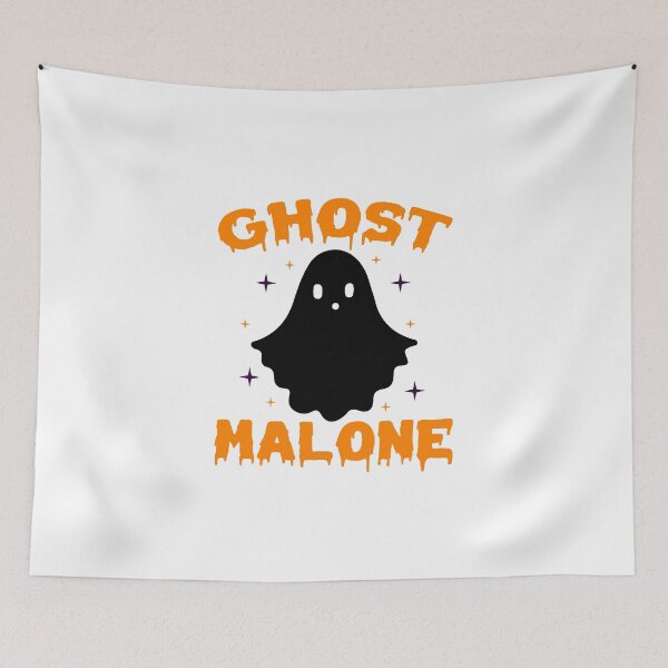 Item preview, Ghost Malone Cute and Simple Halloween Design designed and sold by VieGalleryy.