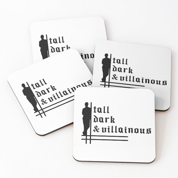 Item preview, Tall, Dark and Villainous - Bookish - Black designed and sold by StickEmUpp.