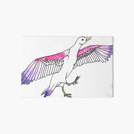 Stylish Spotted Seagull Art Board Print