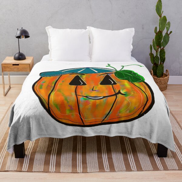 Item preview, Colorful and Cute Boy Jackolantern for Fall or Halloween designed and sold by LaDonna Cross #heartartbyladonna.