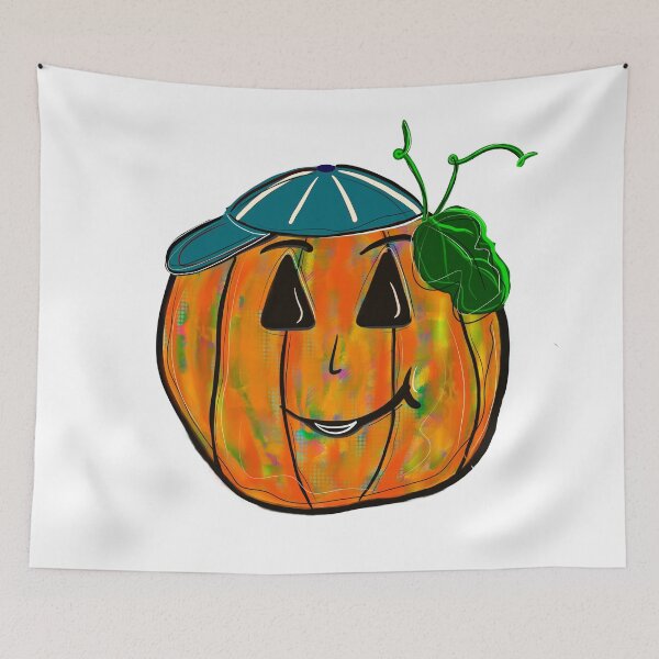 Item preview, Colorful and Cute Boy Jackolantern for Fall or Halloween designed and sold by LaDonna Cross #heartartbyladonna.