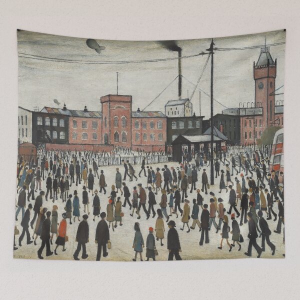 Item preview, Going To Work (1943) by L S Lowry designed and sold by MoMoJaJa.