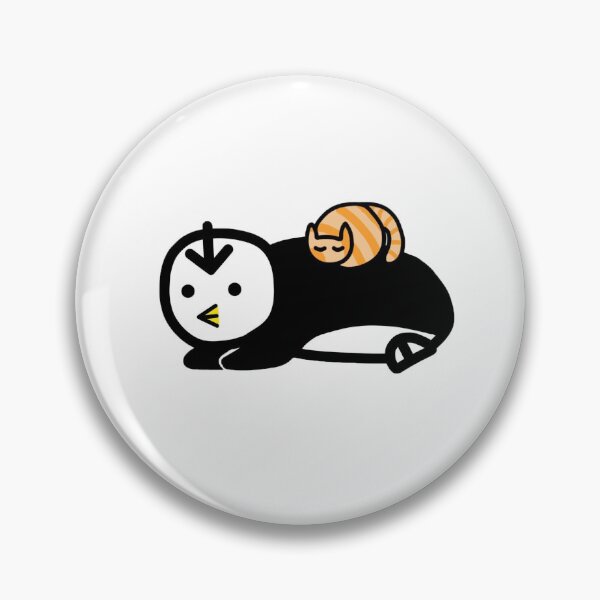 Item preview, penguin with cat designed and sold by PenguinRony.