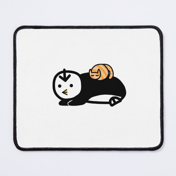 Item preview, penguin with cat designed and sold by PenguinRony.