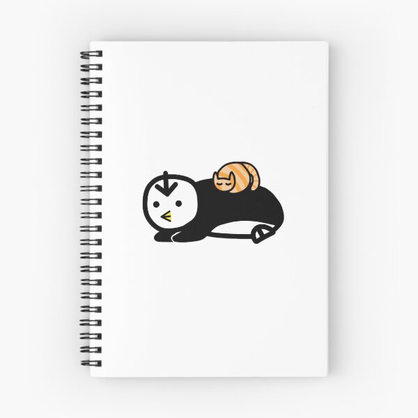 Item preview, penguin with cat designed and sold by PenguinRony.