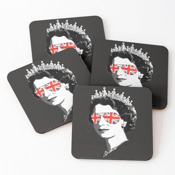 Item preview, Queen British Queen II Sunglasses British Crown Union Jack Meme  designed and sold by bagenajayib.