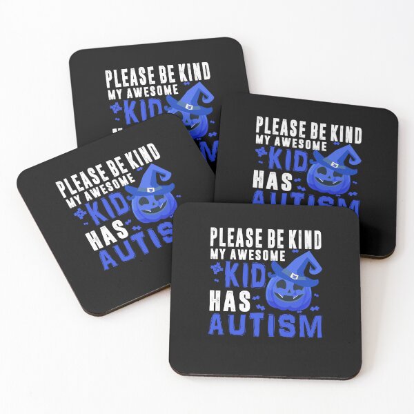 Item preview, Blue Pumpkin Halloween Be Kind My Son Has Autism designed and sold by NgocCong.