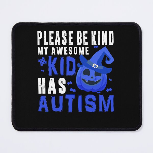 Item preview, Blue Pumpkin Halloween Be Kind My Son Has Autism designed and sold by NgocCong.