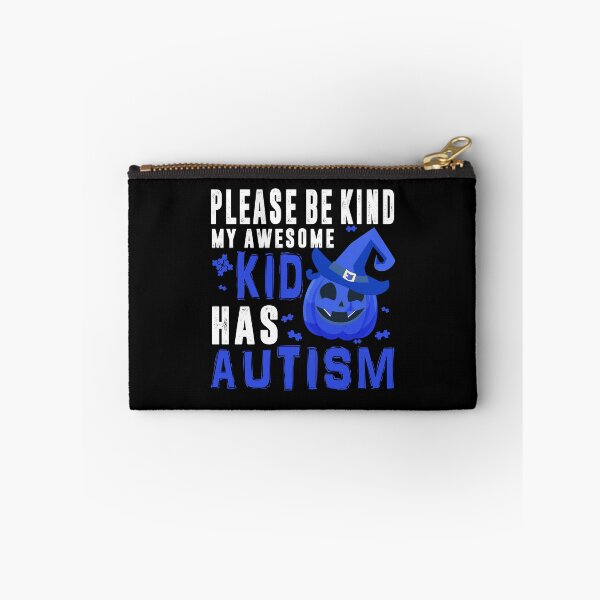 Item preview, Blue Pumpkin Halloween Be Kind My Son Has Autism designed and sold by NgocCong.