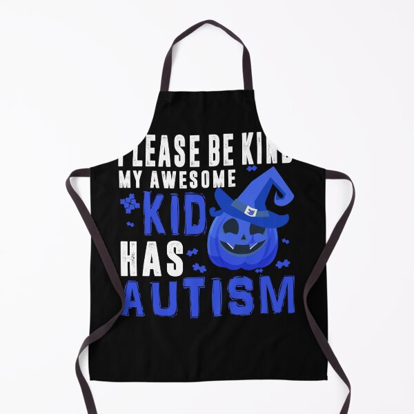 Item preview, Blue Pumpkin Halloween Be Kind My Son Has Autism designed and sold by NgocCong.