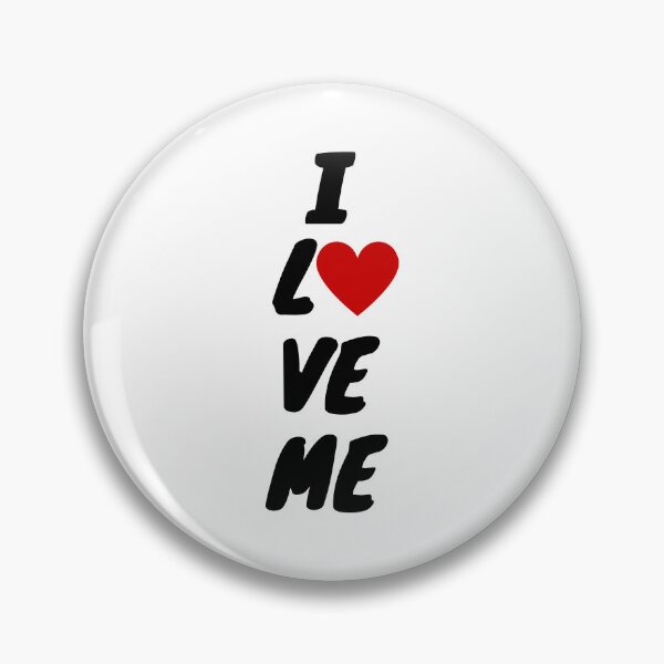 Item preview, I Love Me with Red Heart Shape designed and sold by MyArt23.
