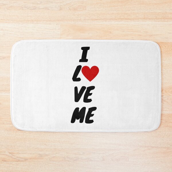 Item preview, I Love Me with Red Heart Shape designed and sold by MyArt23.