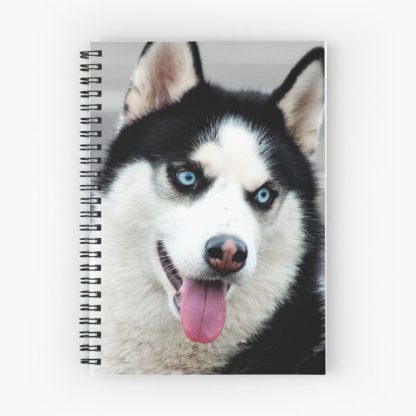 Item preview, ANIMALS #23 - Perky Siberian Husky with Tongue Hanging Out designed and sold by DEL-Productions.