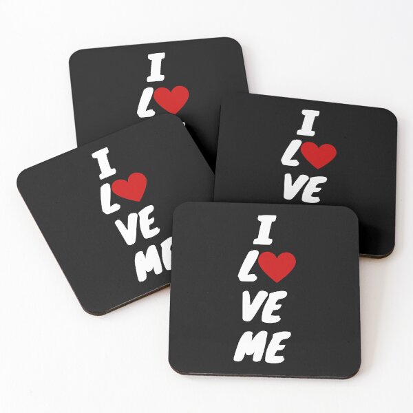 Item preview, I Love Me with Red Heart Shape designed and sold by MyArt23.