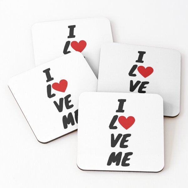 Item preview, I Love Me with Red Heart Shape designed and sold by MyArt23.