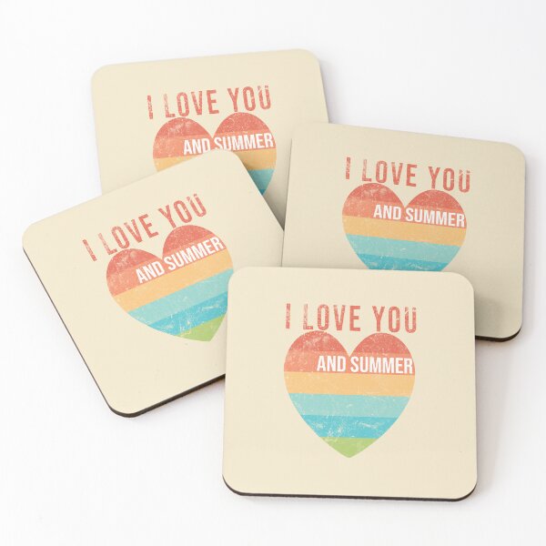 Item preview, I Love You and Summer Romantic Quotes designed and sold by colormepixels.