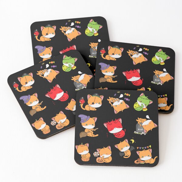 Item preview, Cute Halloween Cat Pattern designed and sold by AwakenedSoul.