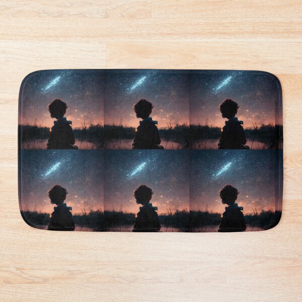 Item preview, a boy starring into the milky way designed and sold by ElMafioso1000.