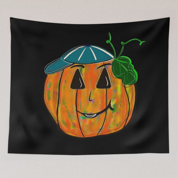Item preview, Copyof Colorful and Cute Boy Jackolantern for Fall or Halloween designed and sold by LaDonna Cross #heartartbyladonna.