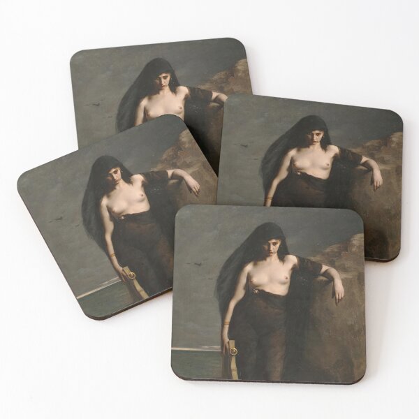 Item preview, Sappho - Charles Auguste Mengin (1853 - 1933), French academic painter - Lesbian Greek Woman Poet - Lesbian - Lesbos - LGBT designed and sold by Flower1water.