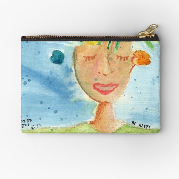 Project 321 - Be Happy Zipper Pouch