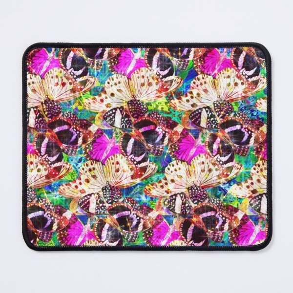 Item preview, Colorful radial butterflies, dainty butterfly seamless pattern designed and sold by BeInTouch.