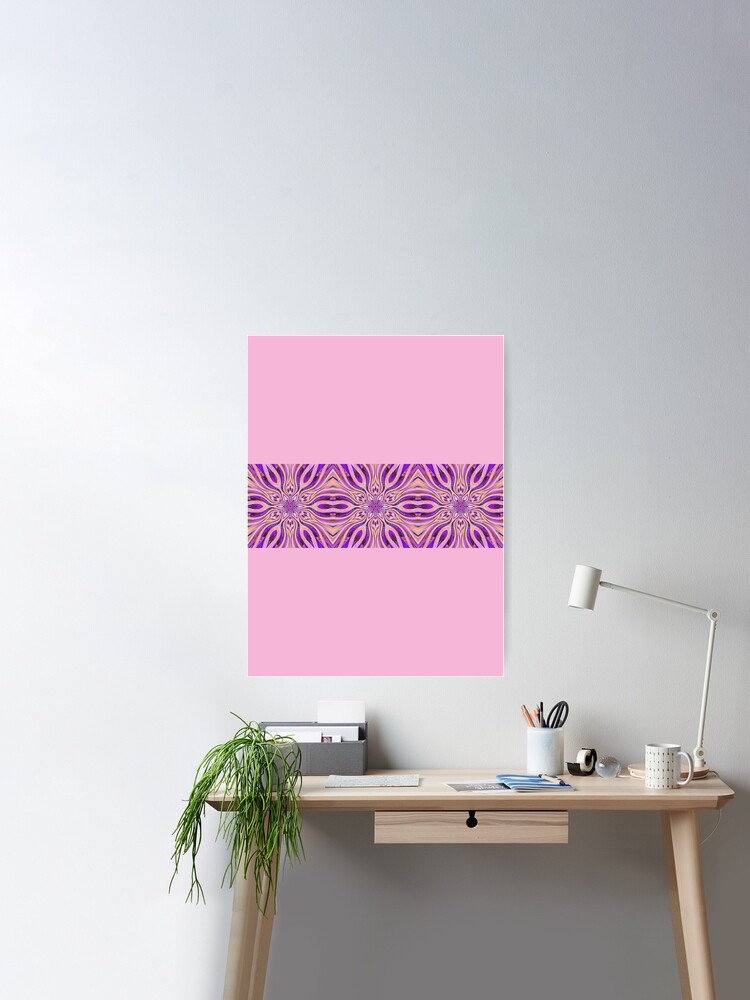 Soft Pink Background Poster