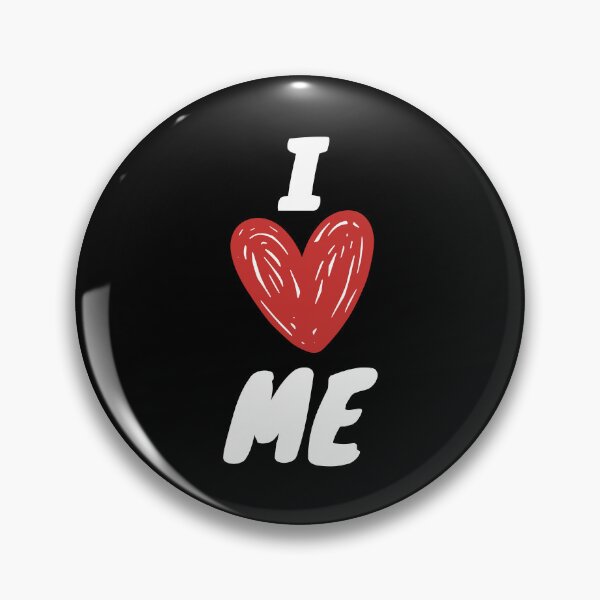 Item preview, I Love Me with Red Heart Shape designed and sold by MyArt23.