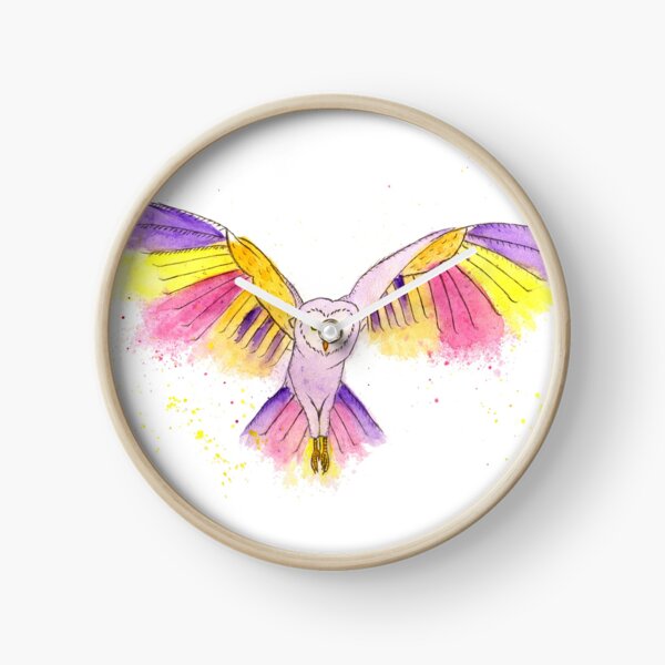 Number 10 in my series of strange birds is the Oogling Multi-Colored Owl Clock
