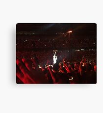 Concert- Coldplay- Chris Martin Canvas Print