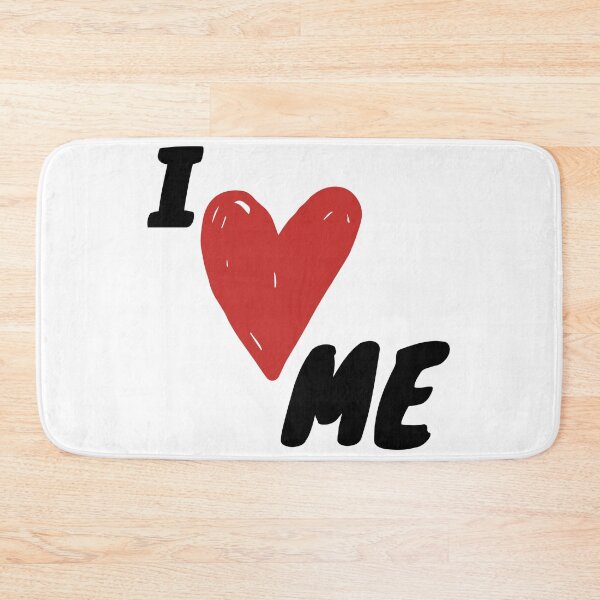 Item preview, I Love Me with Red Heart Shape designed and sold by MyArt23.