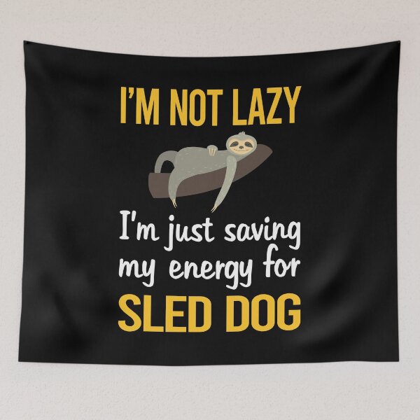 Item preview, Saving Energy Sled Dog designed and sold by Dividestore.