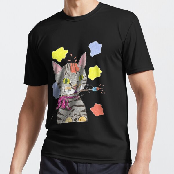 My Cat Portrait Active T-Shirt