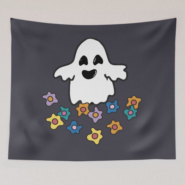 Item preview, Lovely Ghost with Flowers designed and sold by me-fe.