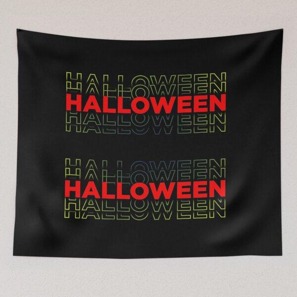 Item preview, halloween typography(Black) designed and sold by Ovrostore.