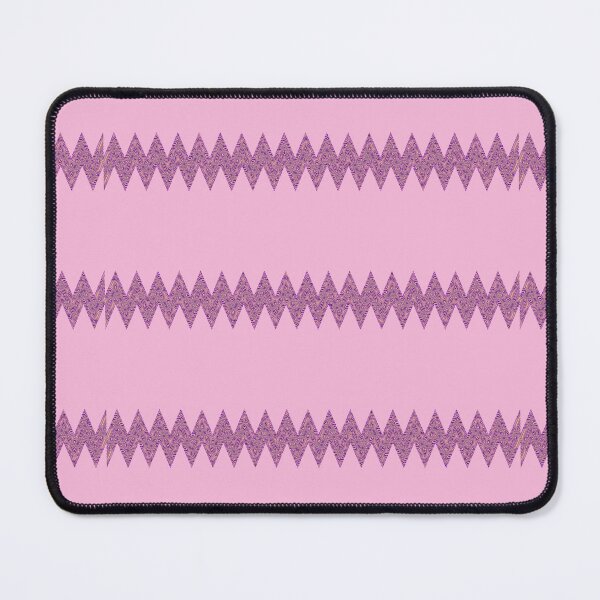 Item preview, Abstract Zigzag Lines Pattern Boho Vibes on a Soft Pink Background designed and sold by Beachy.