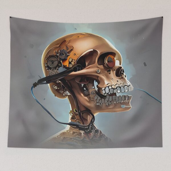 Item preview, Steampunk Skull designed and sold by nuel-art.