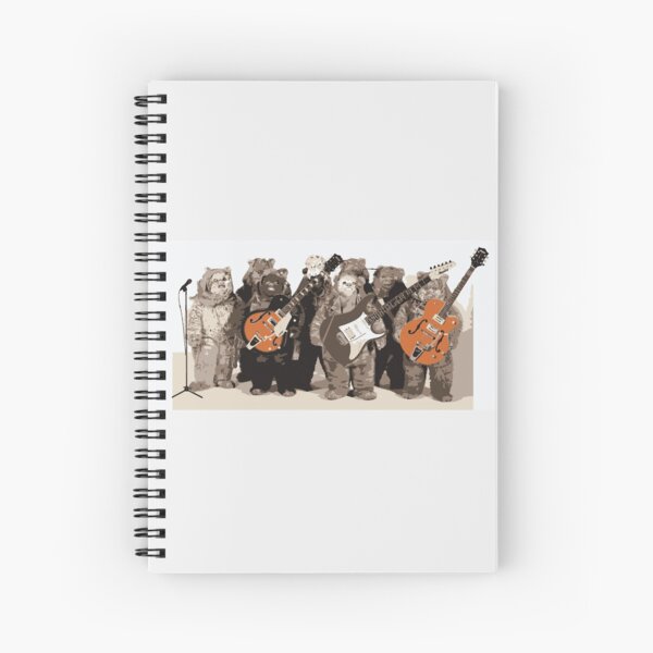 Ewok Rock Band Spiral Notebook