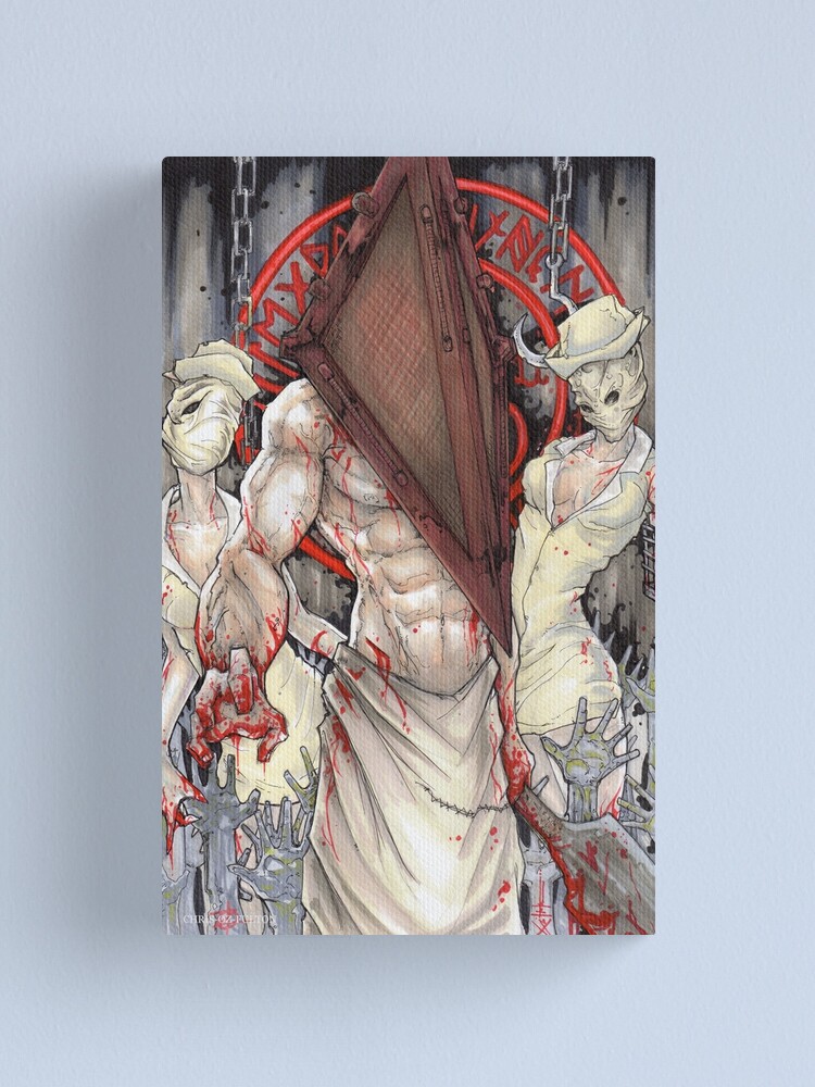 pyramid head (silent hill and 1 more) drawn by cloud_rad