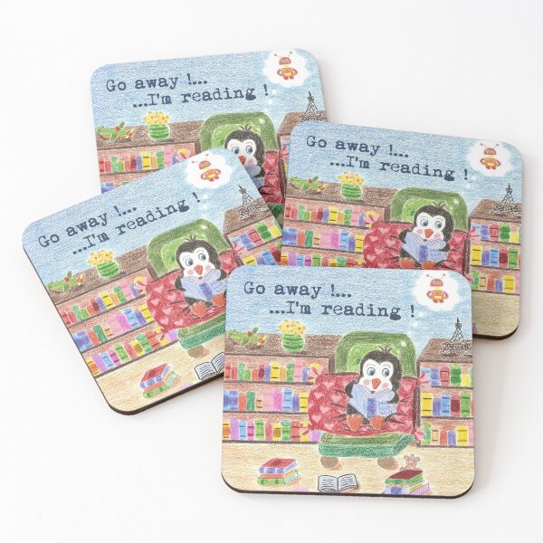 Item preview, Smart Reading Penguin designed and sold by iCraftCafe.